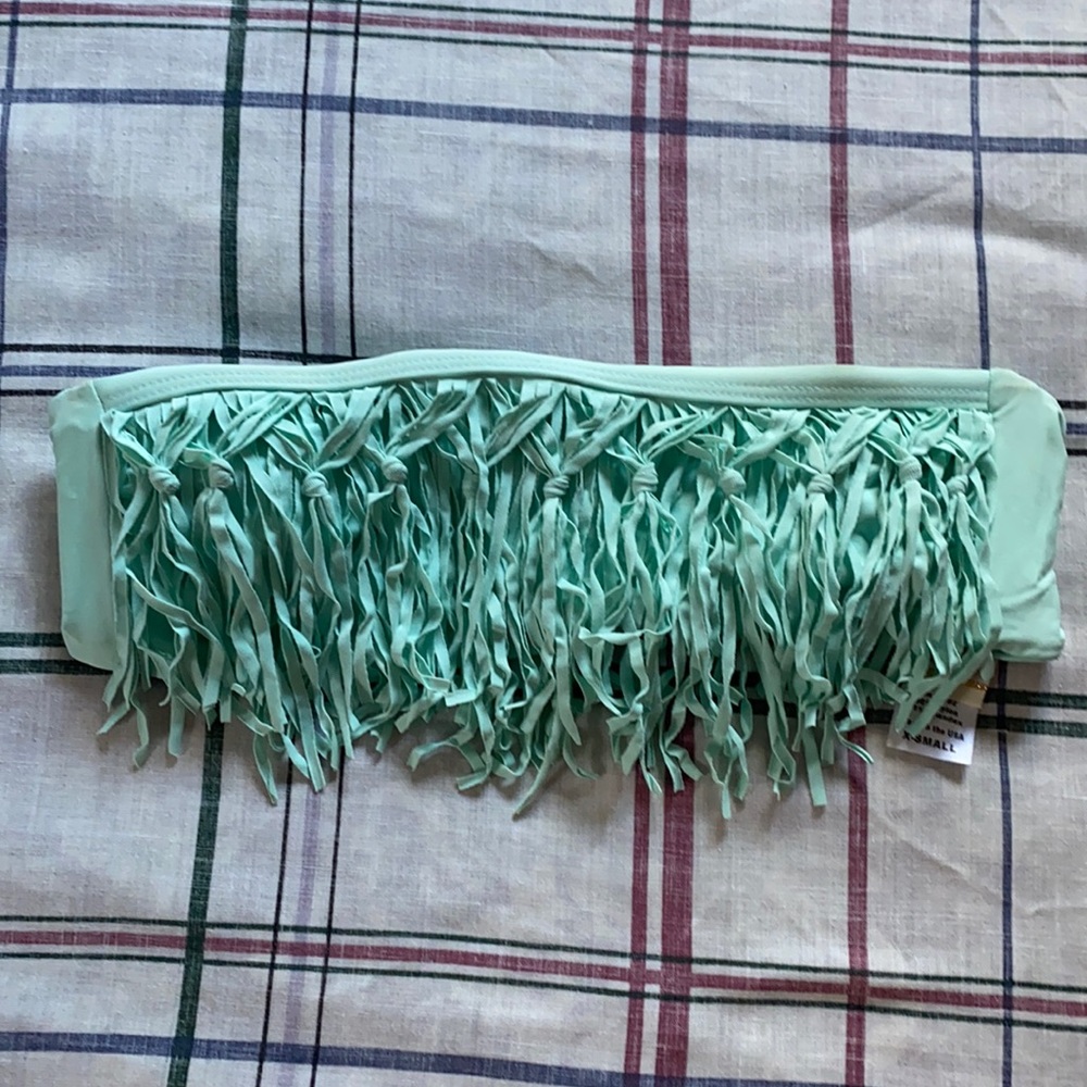 LSpace tassel bandeau swim top